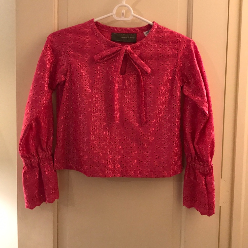 Girls pink top